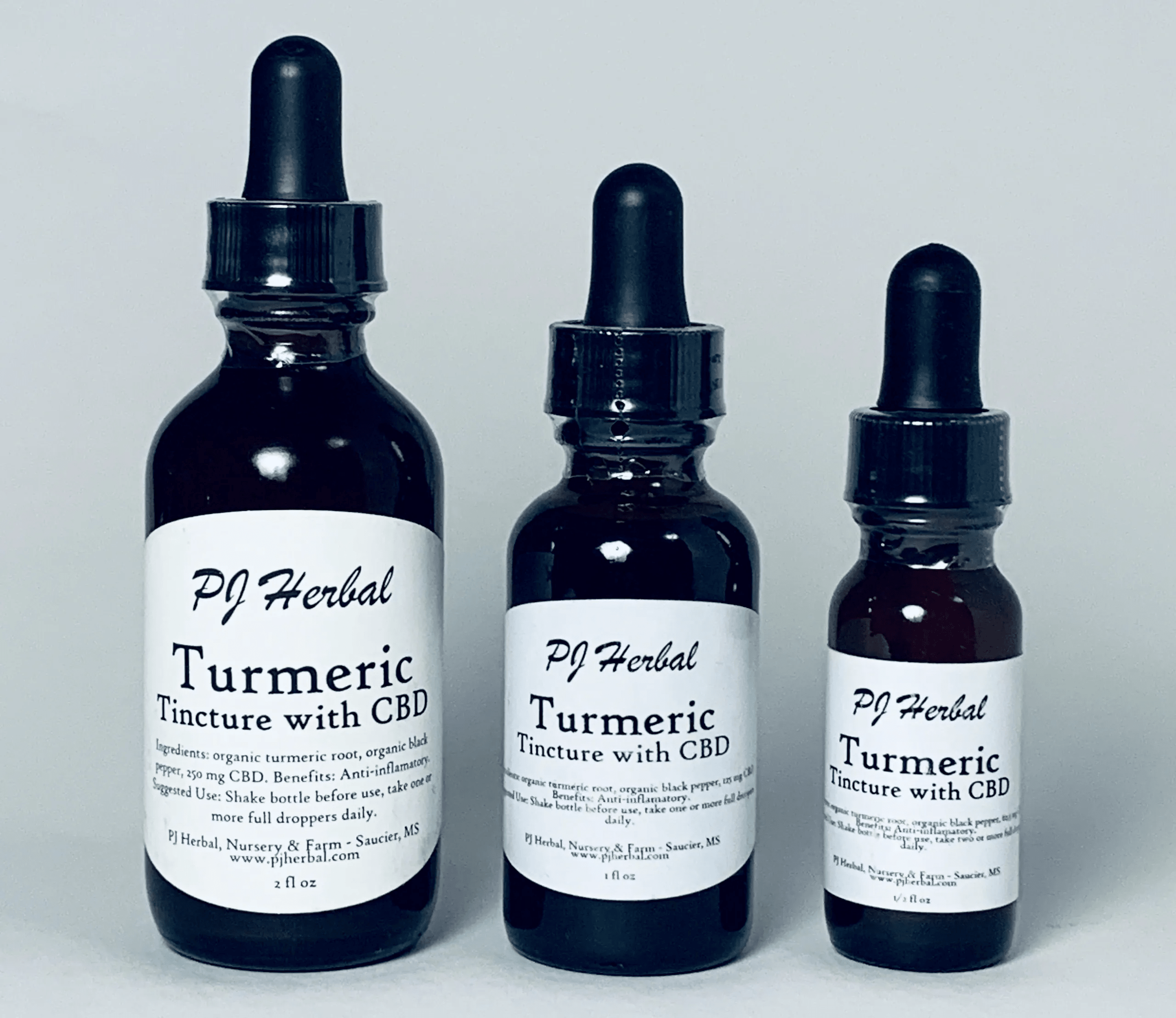 Turmeric Glycerite with CBD AlcoholFree Liquid Extract Made from